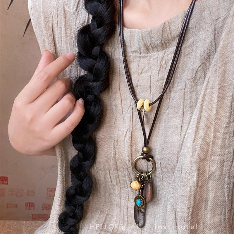 Wholesale Fashion Bow Heart Long Necklace