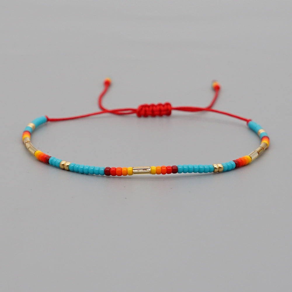 Wholesale Bohemian Style Indian Latin American Native Tribe Miyuki Small Bracelet ACC-BT-GWL006