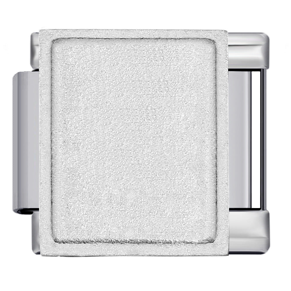 Wholesale Italian Module Bracelet Block Elastic ing Titanium Steel Strap Italian Charm