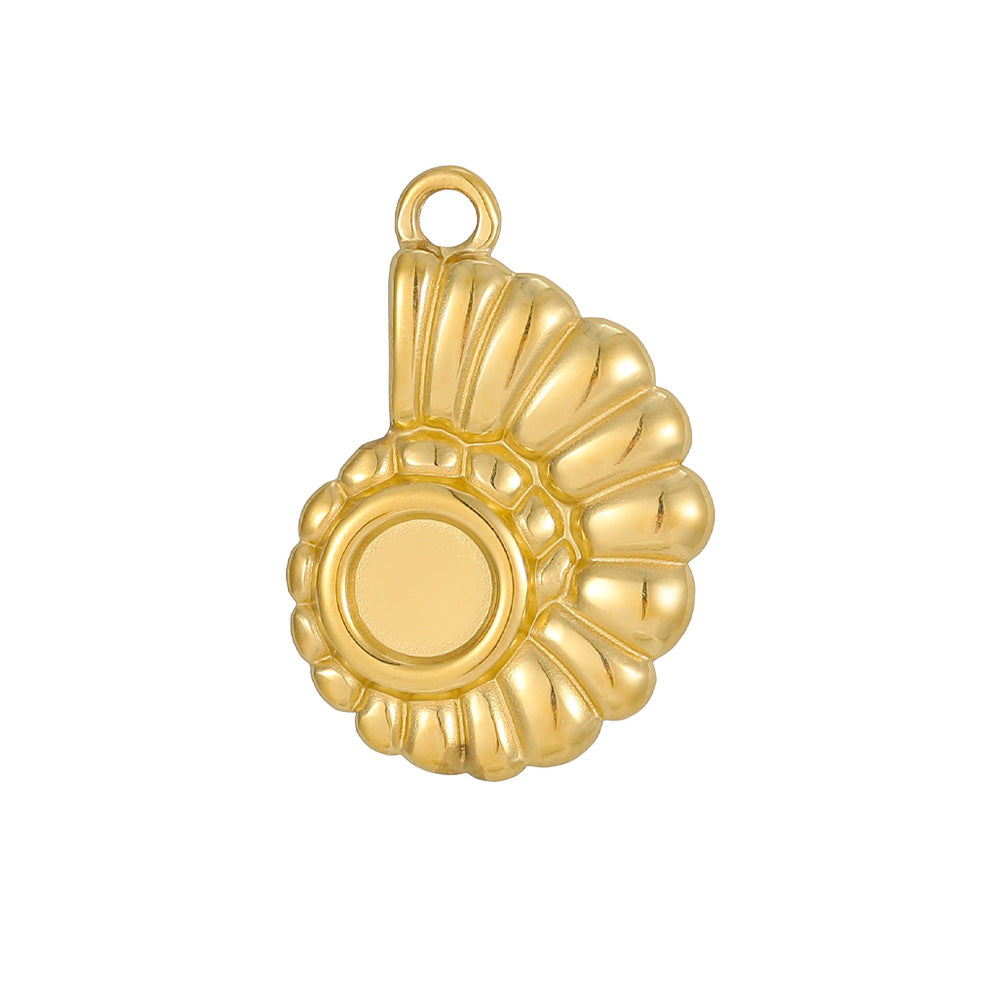 Wholesale Marine elements Stainless steel starfish tropical fish marine life pendant