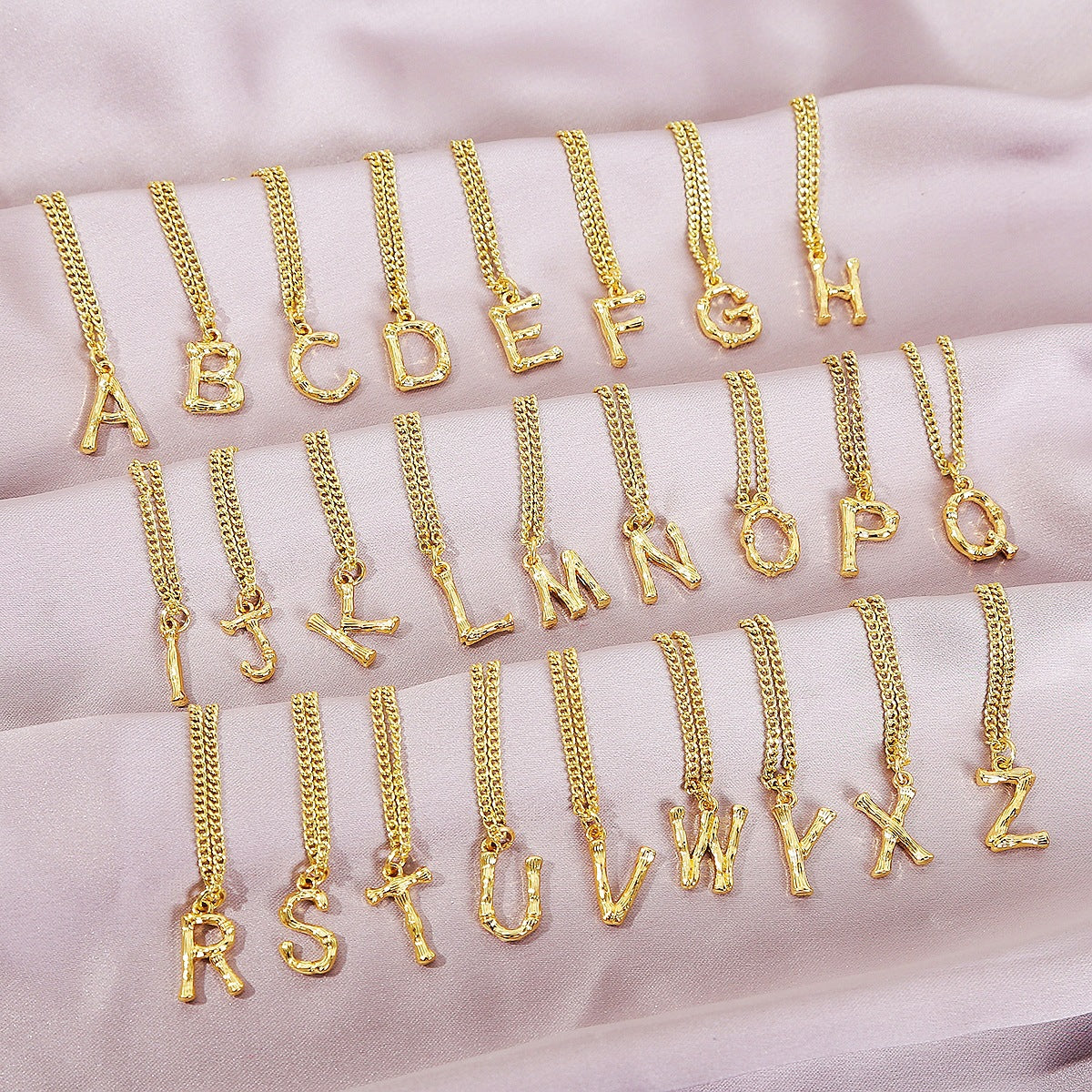 Wholesale  Love Letter Necklace 26 English  Zinc Alloy Necklaces
