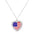 Wholesale  US Independence Day Flag Pendant Necklace