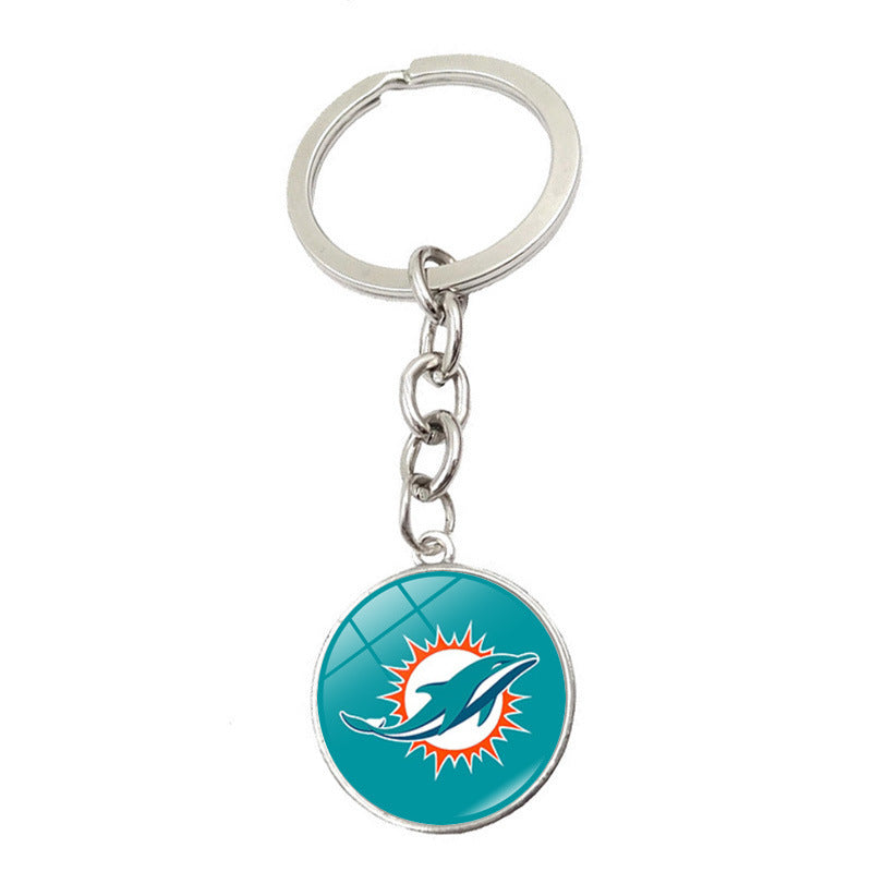 Wholesale Football Team Logo Keychain