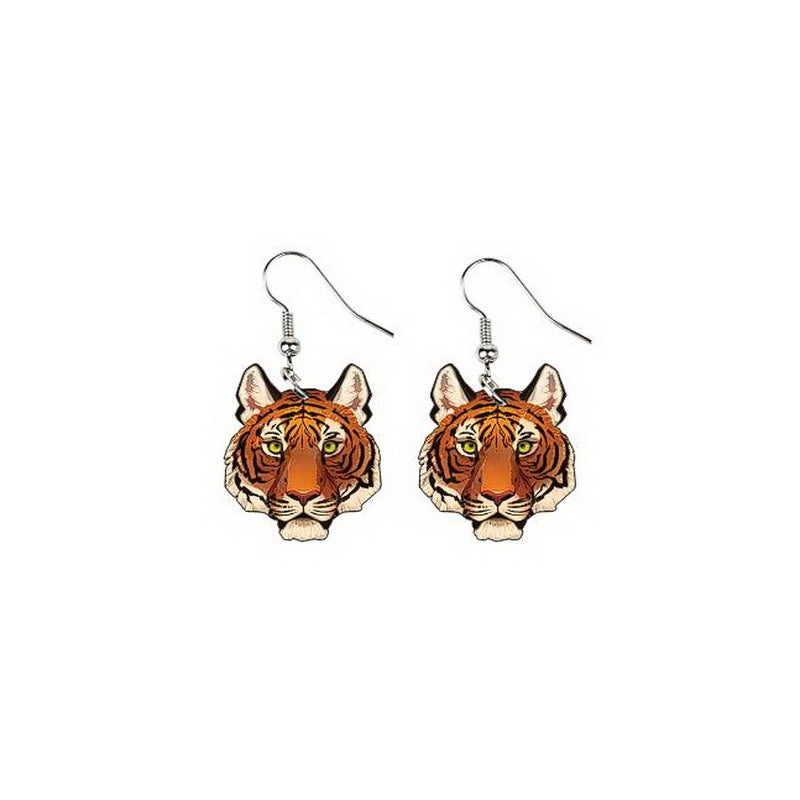 Wholesale Cute cow Fox Tiger Leopard earrings