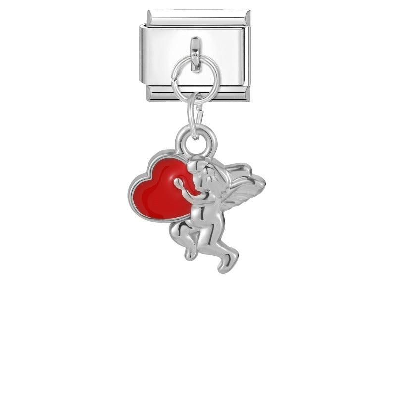 Wholesale Stainless Steel DIY Pendant Butterfly Moon Star Trendy Fashion Accessory for Boutique Resale