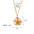 Wholesale  Shell Summer Beach Wind Stainless Steel Shell Starfish Necklace