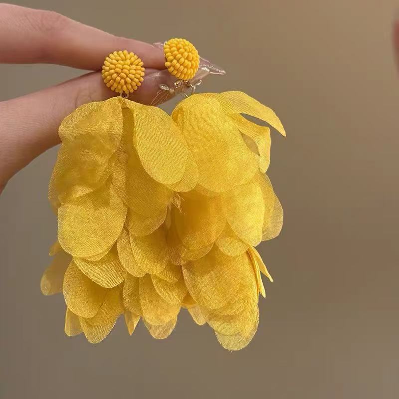 Wholesale Color Flower Earrings