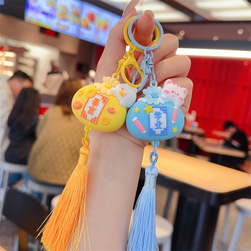 Wholesale Cartoon cute silicone keychain