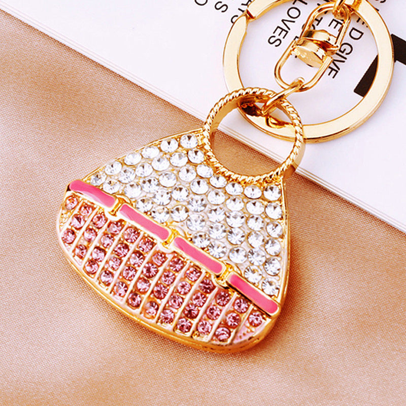 Wholesale Pearl Diamond Zinc Alloy Keychains ACC-KC-RuiYuan002