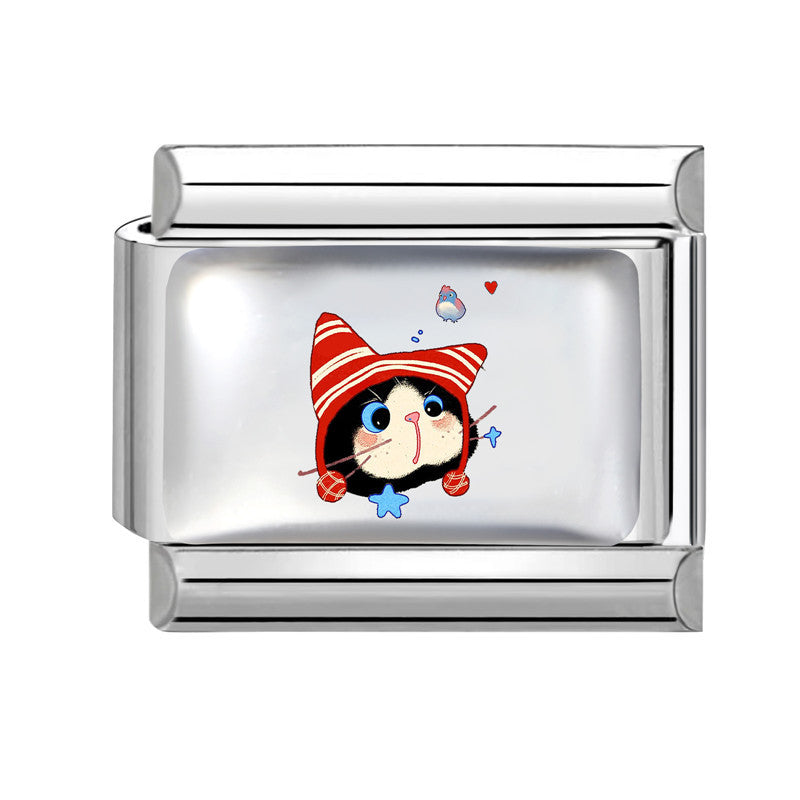 Wholesale Italian Cartoon Cute Animal DIY Stainless Steel Splicing Bracelet – Fashion Jewelry Accessory Gift