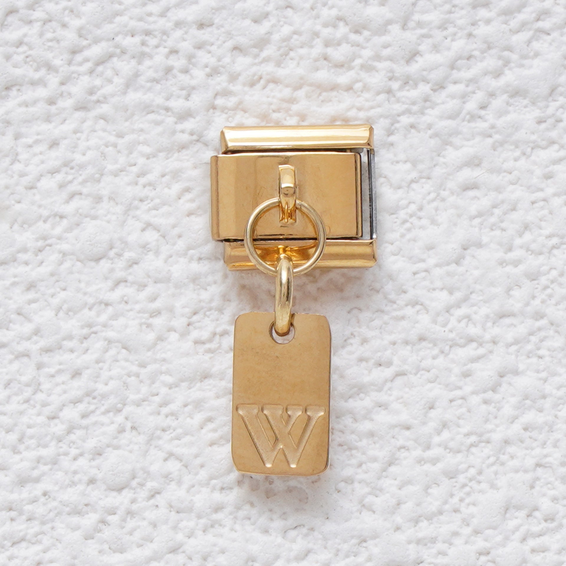 Wholesale 5pcs Italian Charm Bracelet 9mm DIY Splicing Letter Series Stainless Steel Composable Bracelet