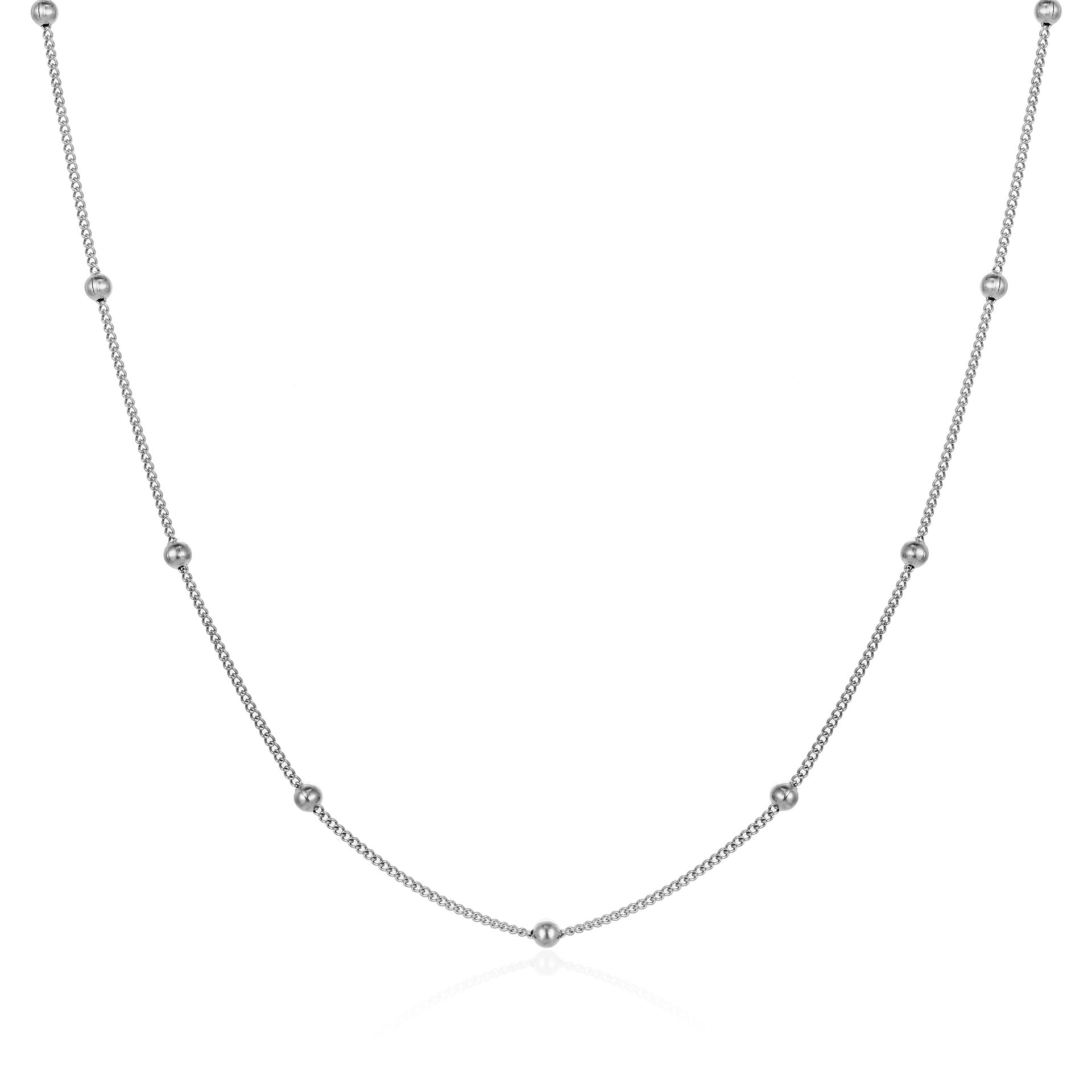 Großhandel 18K Gold plattiert Edelstahlkettenkette Halskette