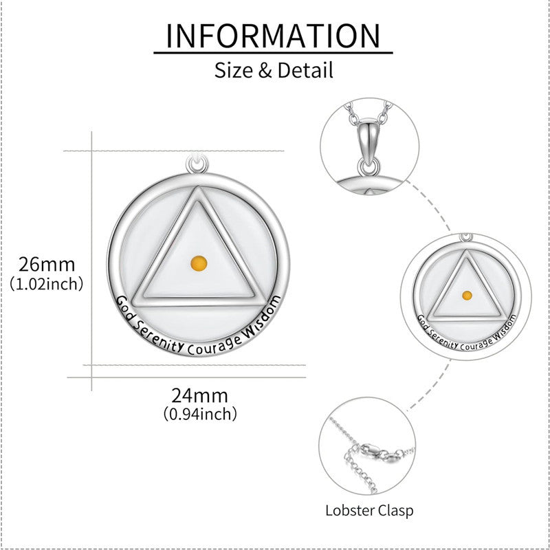 Wholesale stainless steel triangle seed necklace ACC-NE-MS016