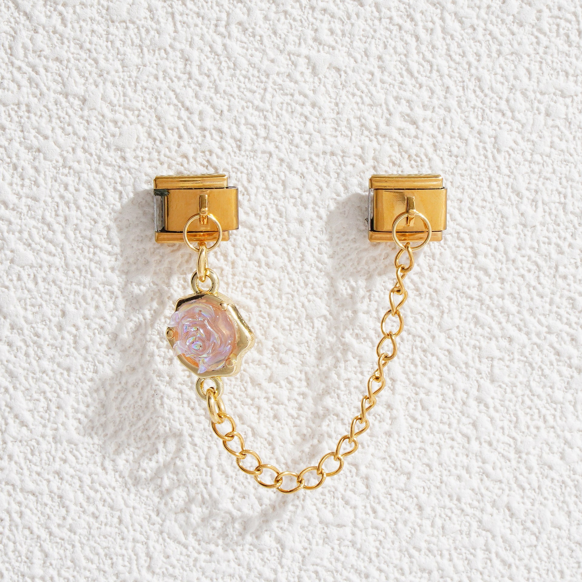 Wholesale 5pcs Italian Charm Bracelet 9mm DIY Splicing Evil Eye Pendant Stainless Steel Composable Bracelet