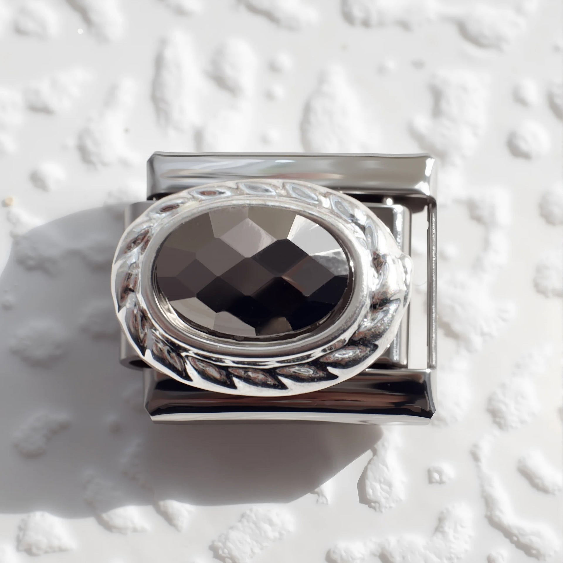 Wholesale 5pcs Italian Charm Bracelet 9mm DIY Splicing Gemstone Stainless Steel Composable Bracelet