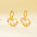 Wholesale Luxury Cut Out Stainless Steel 26 English Letter Earrings