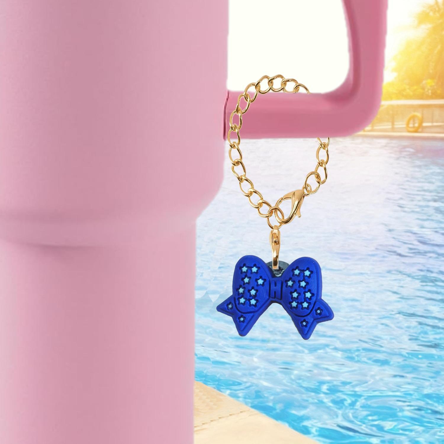 Wholesale Bow Crown Soft Rubber Hanging Chain Cup Accessories Chain ACC-CA-XieJi001