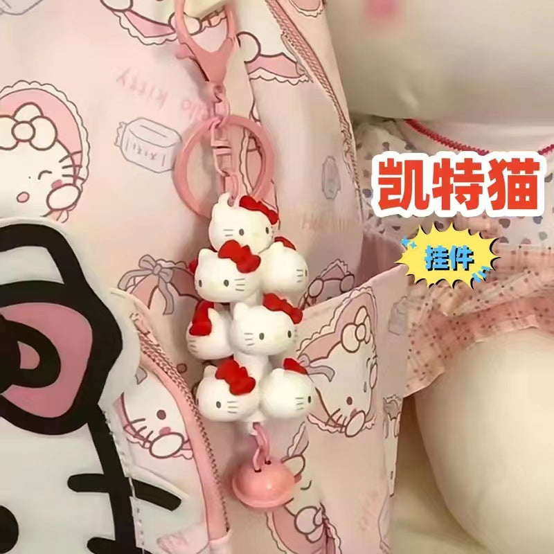 Wholesale Cartoon Pig Tower Cute Pet Monster Stacking Fun Keychain