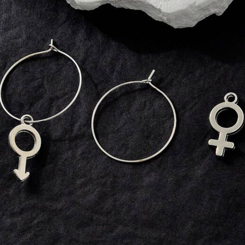 Wholesale  gender symbol earrings