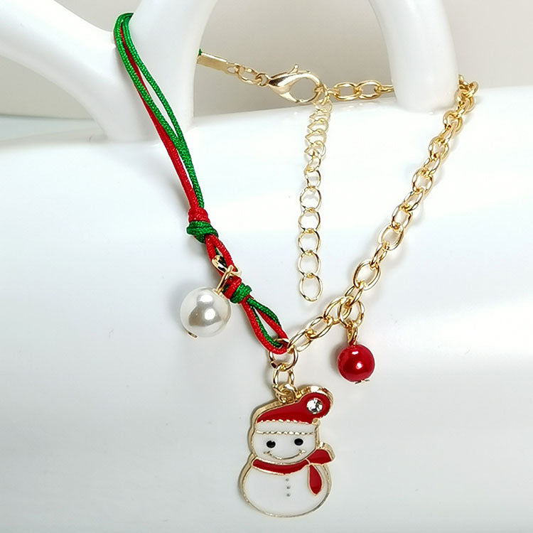 Wholesale Christmas Snowflake Elk Snowman Bracelet ACC-BT-Haol011
