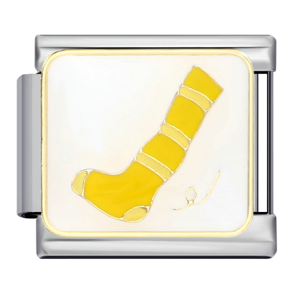 Wholesale Italian Charm Bracelet 9mm DIY Splicing Removable Sports Series Italian Stainless Steel Composable Bracelet