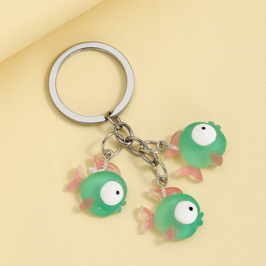 Wholesale marine life octopus crab seahorse keychain