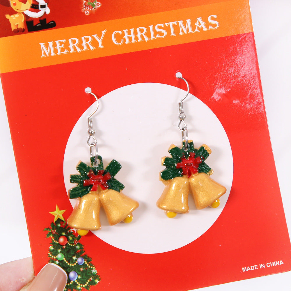 Wholesale Christmas Tree Earrings Ornaments Snowflake Earrings ACC-ES-ZhouHao003