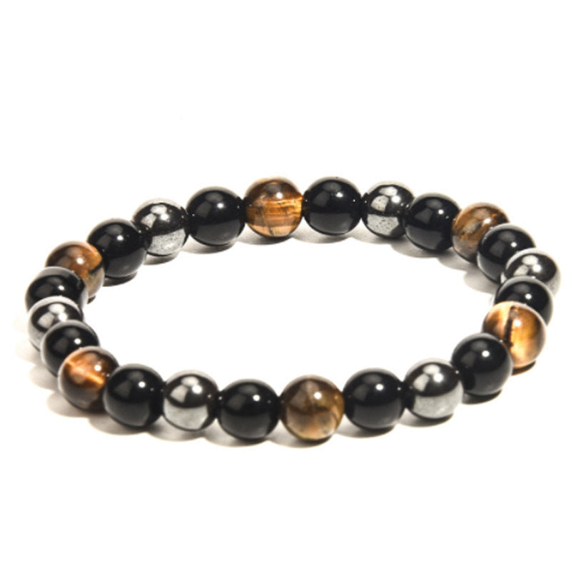 Wholesale Tiger Eye Stone Bracelet Obsidian Hematite Magnet Yoga Energy Bracelet ACC-BT-zhixiang008