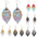 Wholesale  retro simple personalized niche leaf earrings
