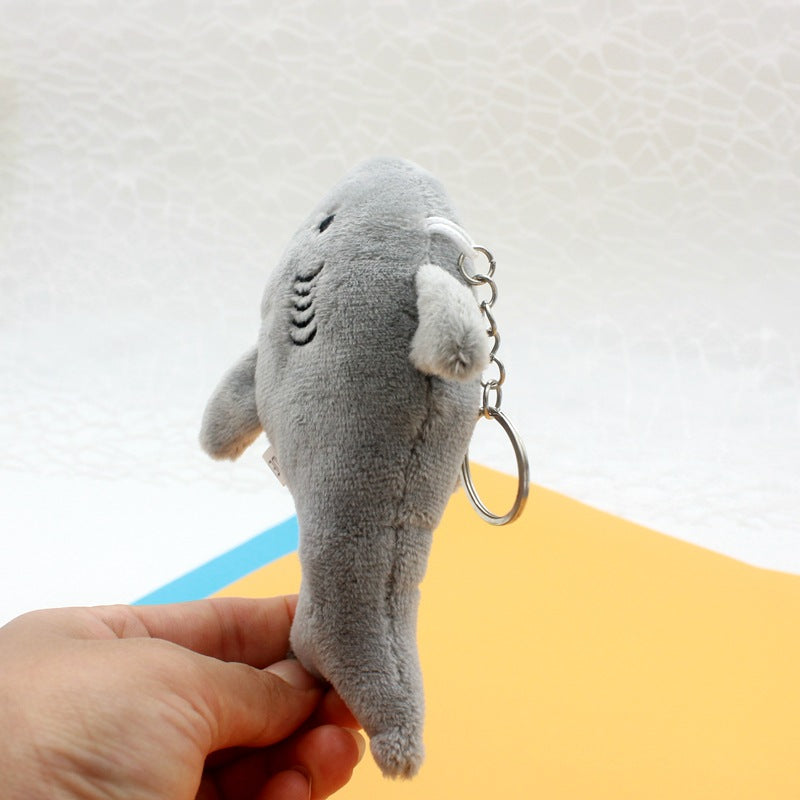 Wholesale Cartoon Shark Sea Animal Plush Toy Doll Keychain