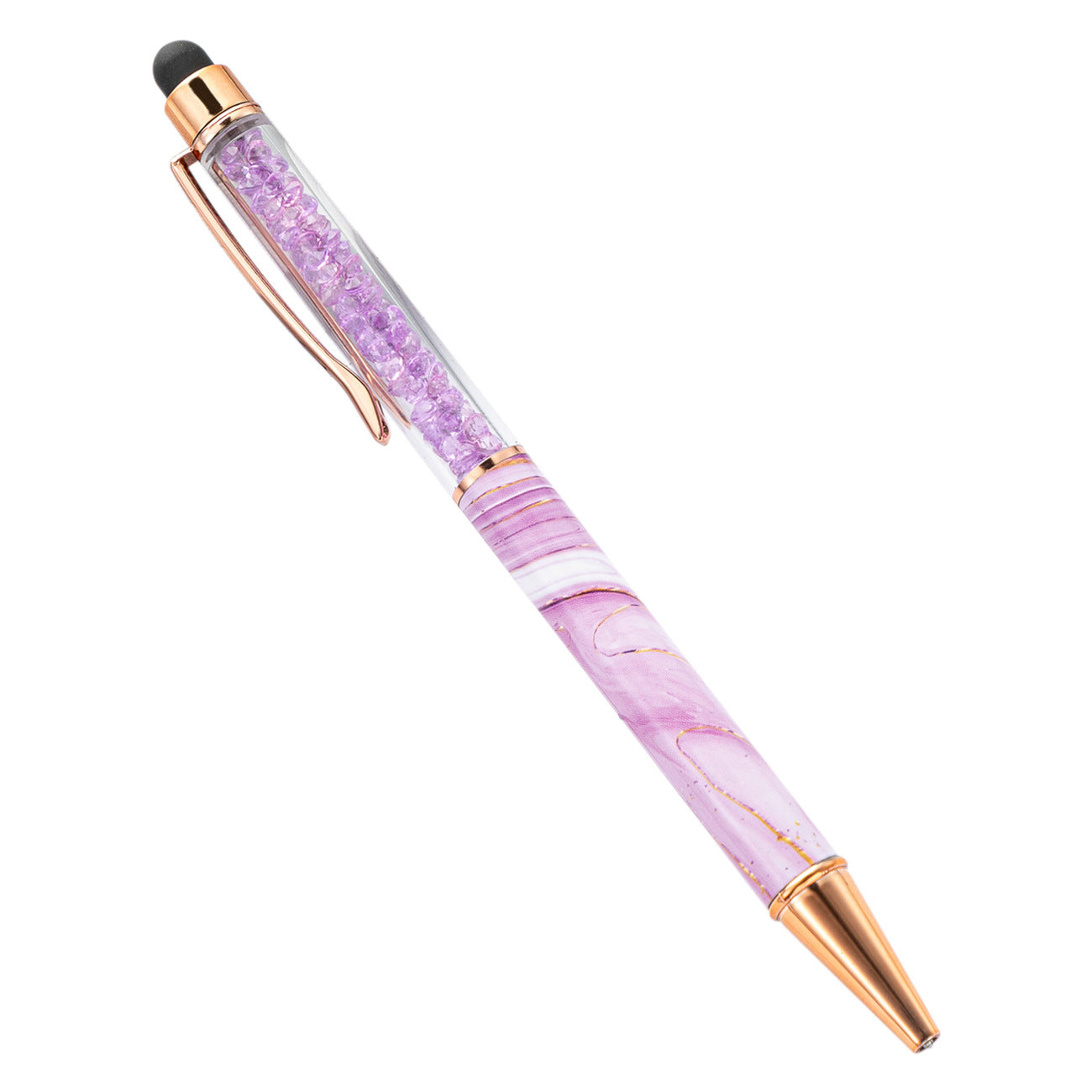 Wholesale Printed Film Ballpoint Pen Multi-color Marble Pattern Metal Pen ACC-PN-HuaHao007
