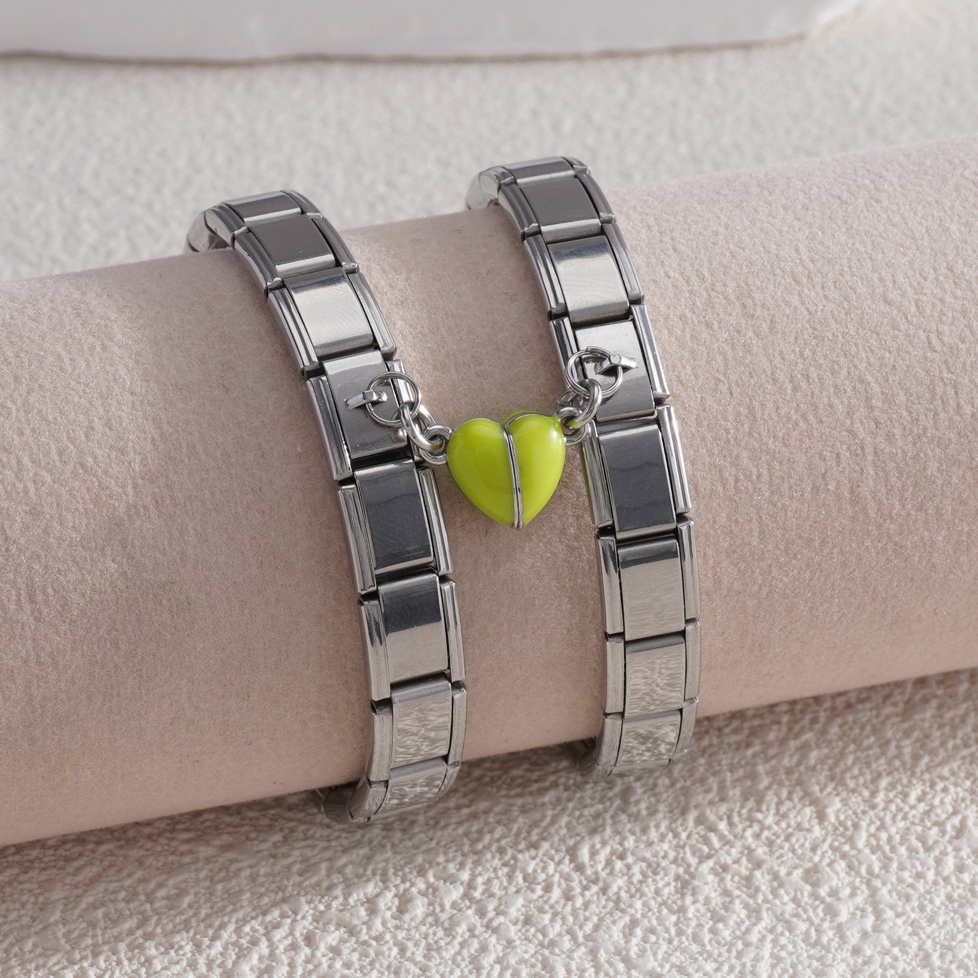 Wholesale Italian Charm Bracelet 9mm DIY Splicing Creative Pattern Stainless Steel Composable Bracelet