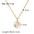 Wholesale Color Oil Drop Stainless Steel 18K Gold Plated Necklace