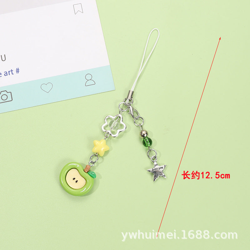 Wholesale Red Apple Keychain