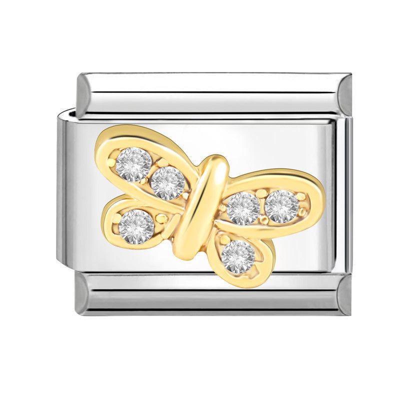 Wholesale Italian Charm Bracelet 9mm DIY Splicing Removable  Stainless Steel Composable Bracelet