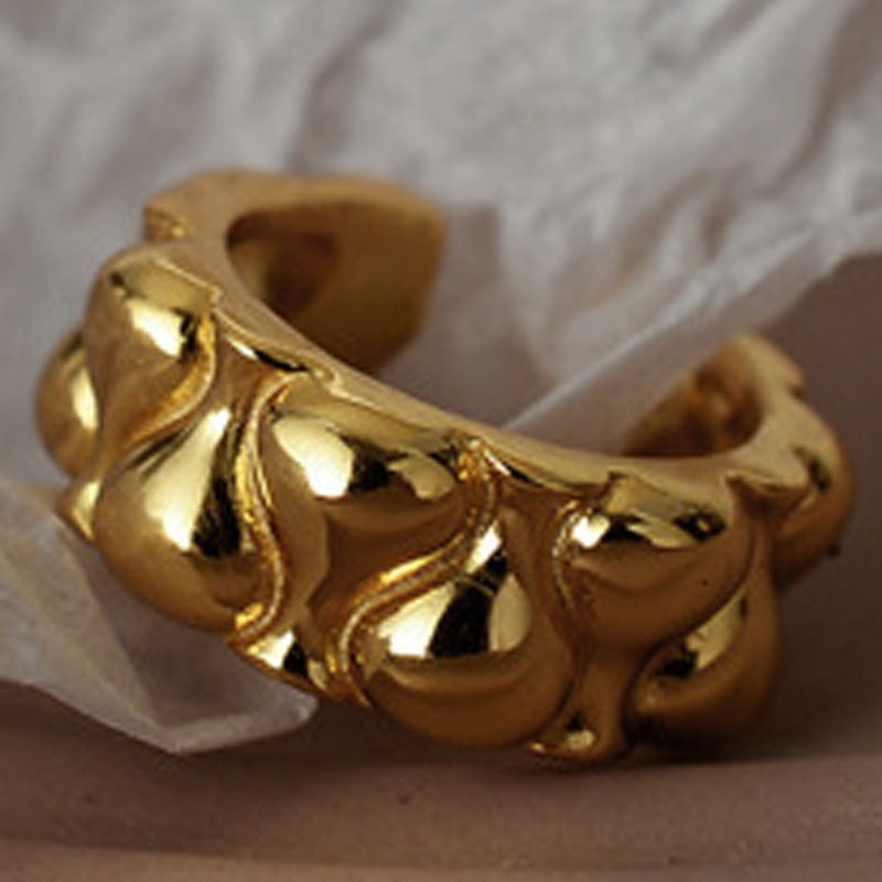 Wholesale Simple S925 Sterling Silver Vase Ear Clip ACC-ES-YWE004