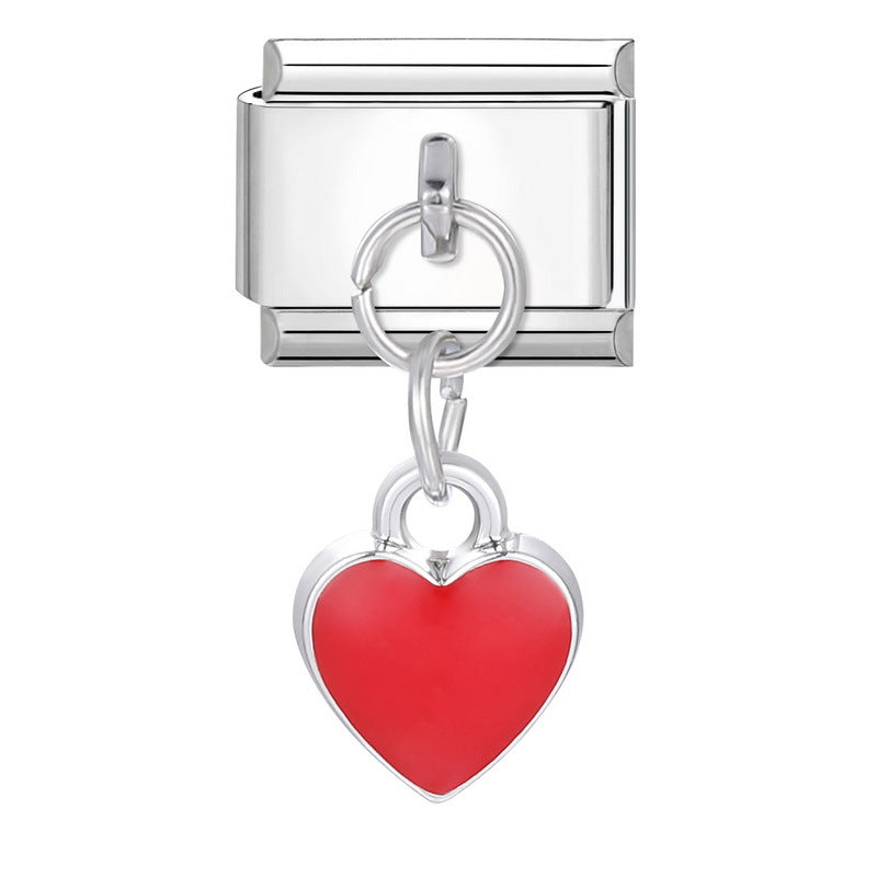 Wholesale Italian Beaded Bracelet 9mm DIY Splicing Removable Stainless Steel Combinable Bracelet