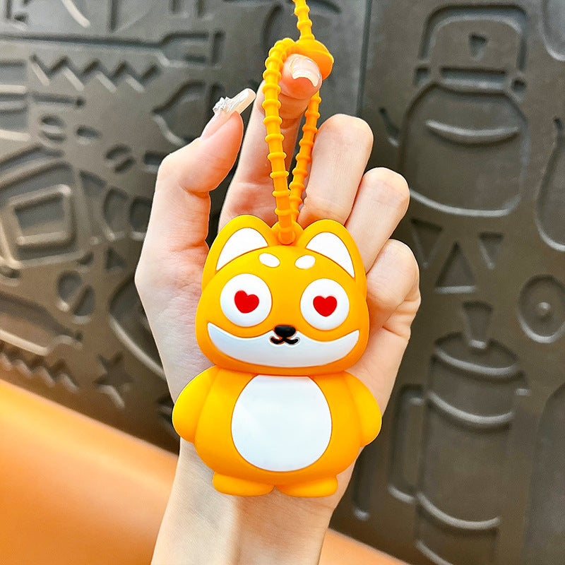 Wholesale decompression bunny squeeze keychain