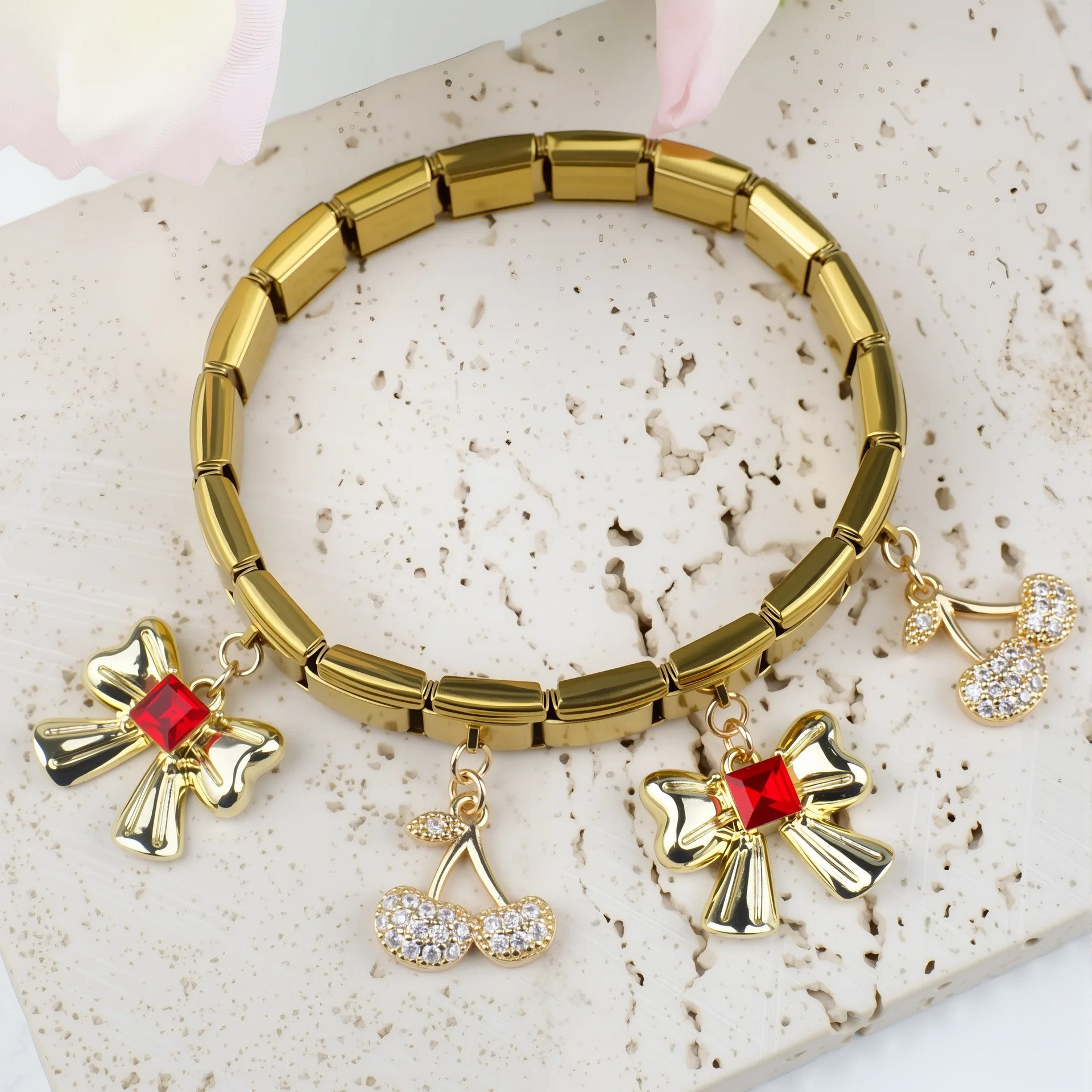 Wholesale 2pcs/pack 9mm Italian Charm Starter Bracelets DIY square Single Section Creative Stainless Steel Composable Bracelet