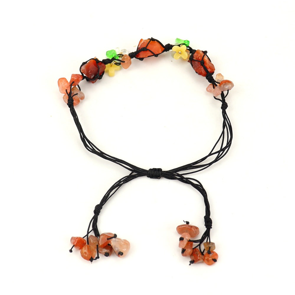 Wholesale Handmade Crystal Macrame Bracelet Geometric Design Unisex Jewelry Gift