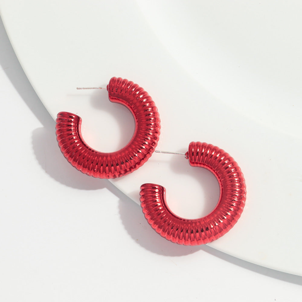 Wholesale Valentine's Day Red Acrylic Earrings