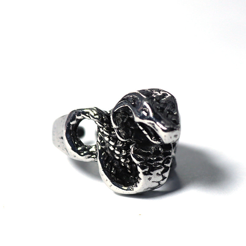 Wholesale Snake Shape Cool Vintage Open Ring ACC-RS-NaiHong002