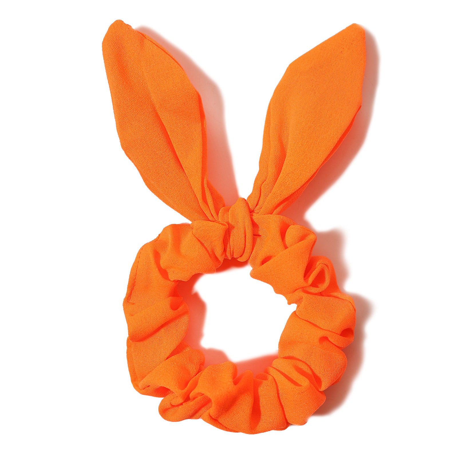 Wholesale Duo Bell Fashion New Fluorescent Rabbit Ears Hair Accessories  Hair Scrunchies