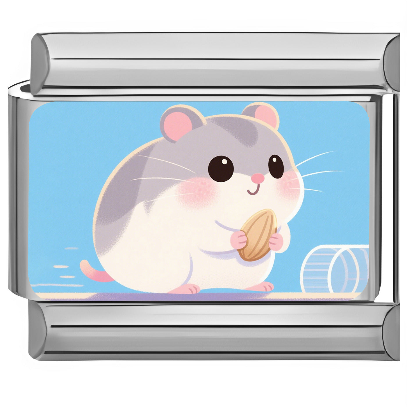 Wholesale Italian Charm Bracelet 9mm DIY Cute Pet Animal  Creative Stainless Steel Composable Bracelet