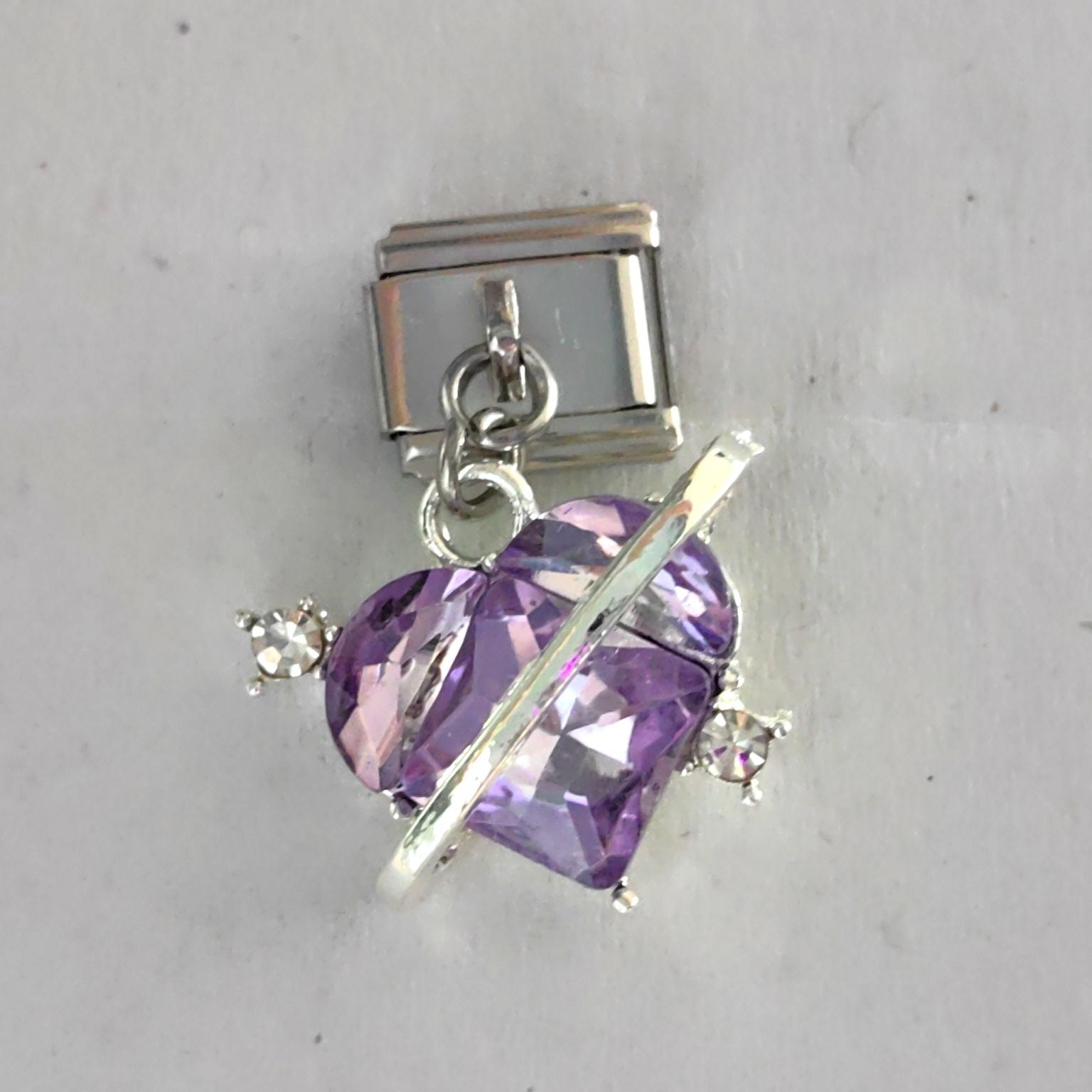 Wholesale Italian Charm Stainless Steel Bracelet Single Hook Pendant Jewelry Accessory Gift