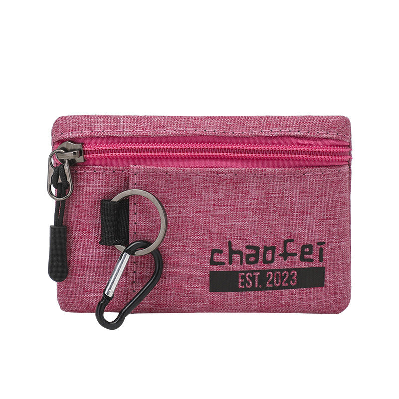 Wholesale Oxford Cloth Coin Purse Waterproof Portable Coin Bag Keychain Lanyard Keychain ACC-KC-YingLi002