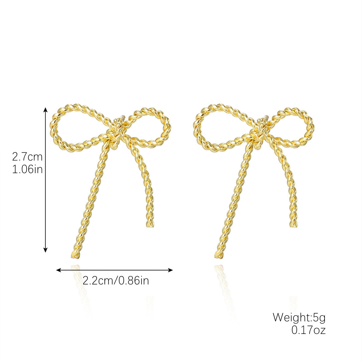 Wholesale Alloy Bow Golden  Necklaces Bracelet Earrings