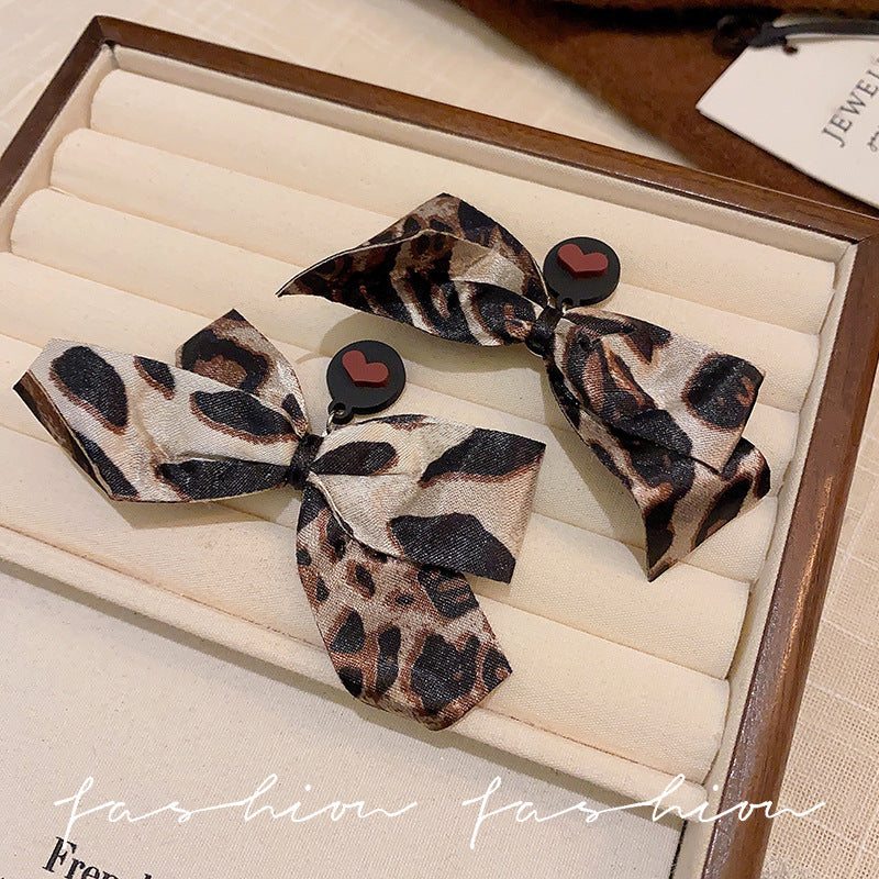 Wholesale 925 silver needle flocking plush earrings literary exaggerated earrings