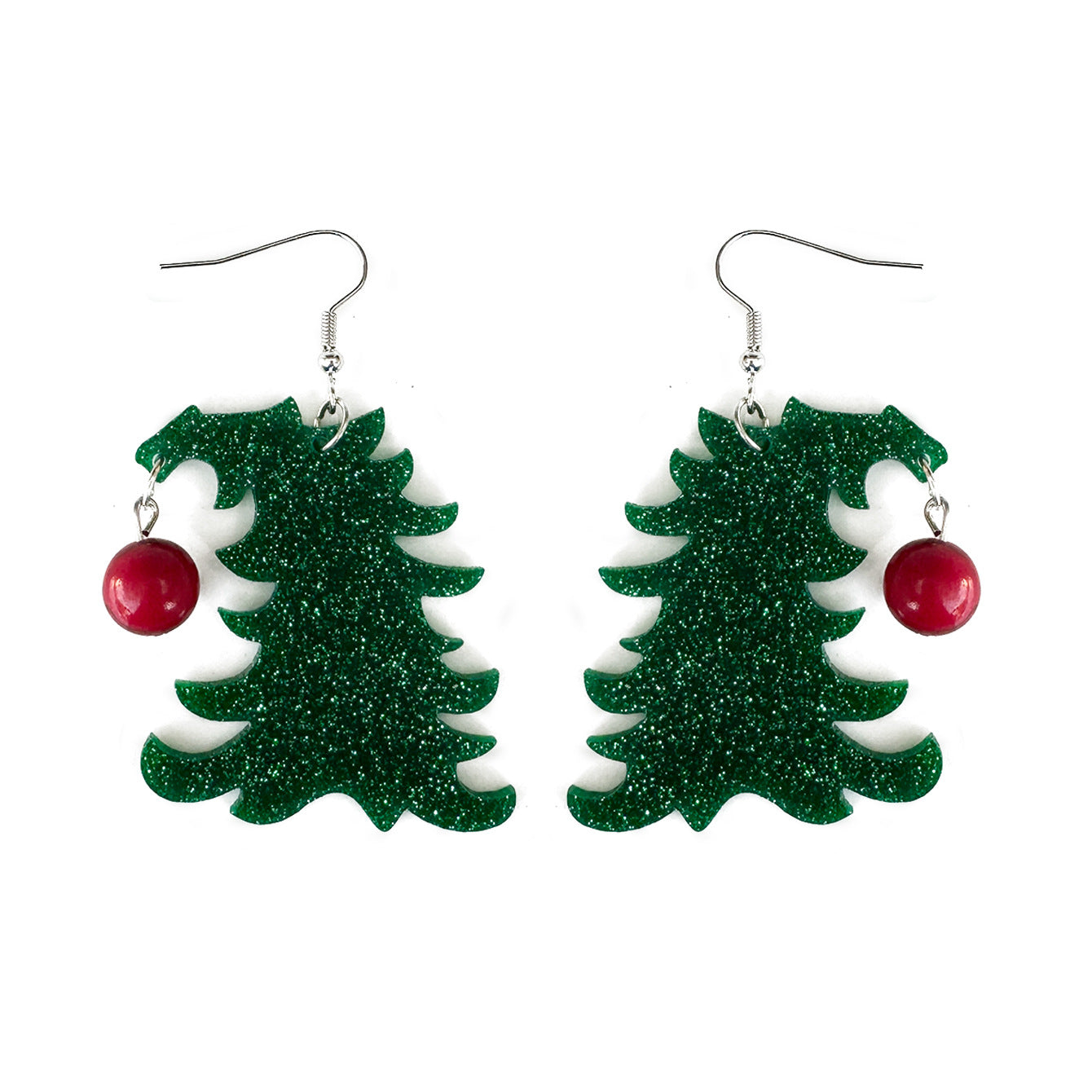 Wholesale  Christmas tree acrylic ing earrings