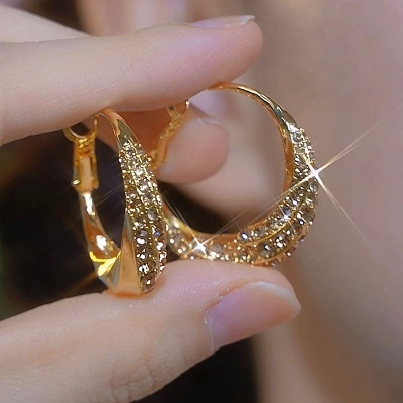 Wholesale Gold Diamond  Earrings